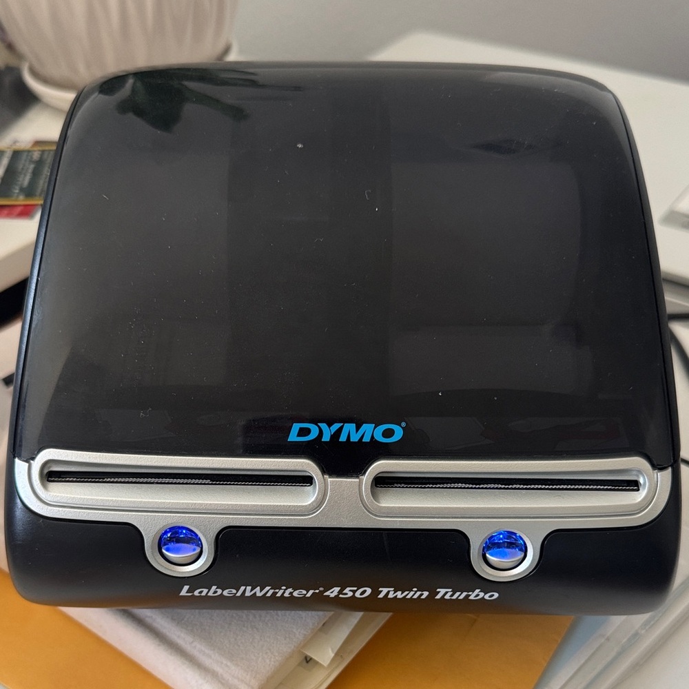 Dymo LabelWriter 450 Twin Turbo in Black and Silver